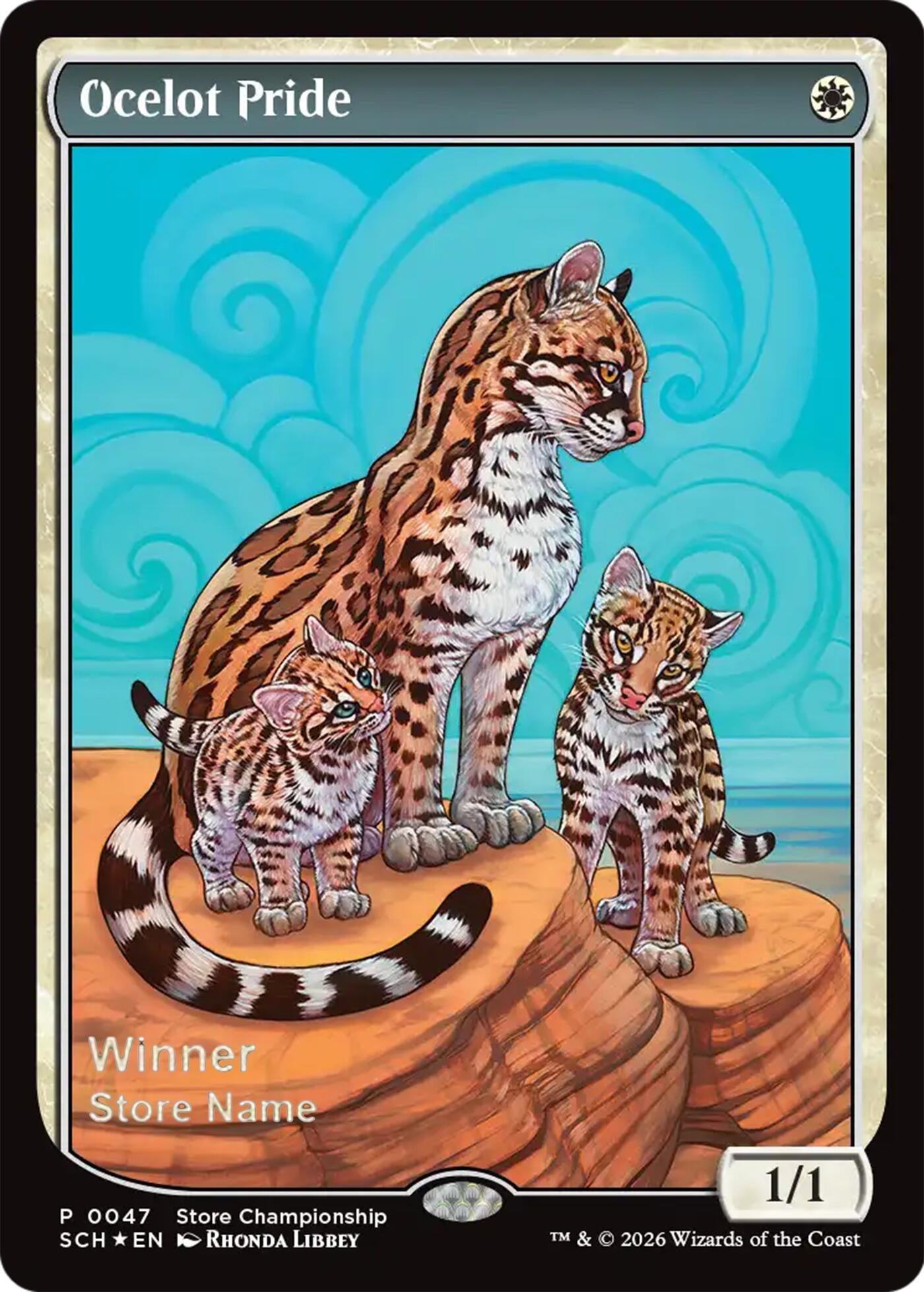 Image for Ocelot Pride (Winner) (Game Day & Store Championship Promos) (GAME) - Magic: The Gathering