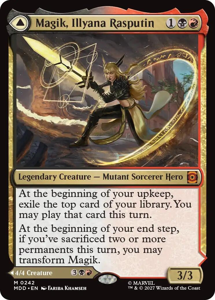 Image for Magik, Ilyana Rasputin (242) (Marvel: Darkhold Destiny) (MDD) - Magic: The Gathering