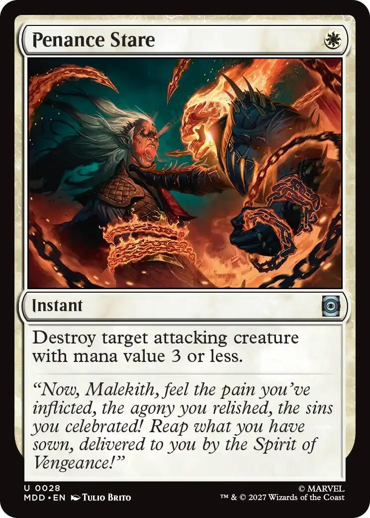 Image for Penance Stare (28) (Marvel: Darkhold Destiny) (MDD) - Magic: The Gathering