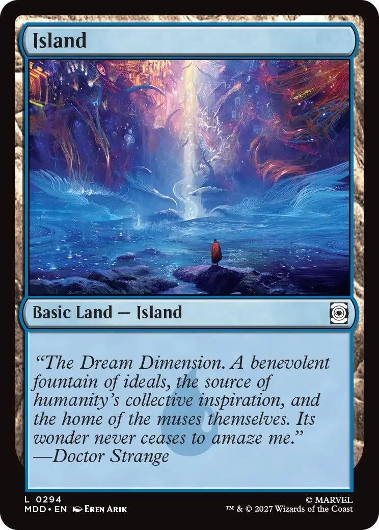 Image for Island (0294) (294) (Marvel: Darkhold Destiny) (MDD) - Magic: The Gathering