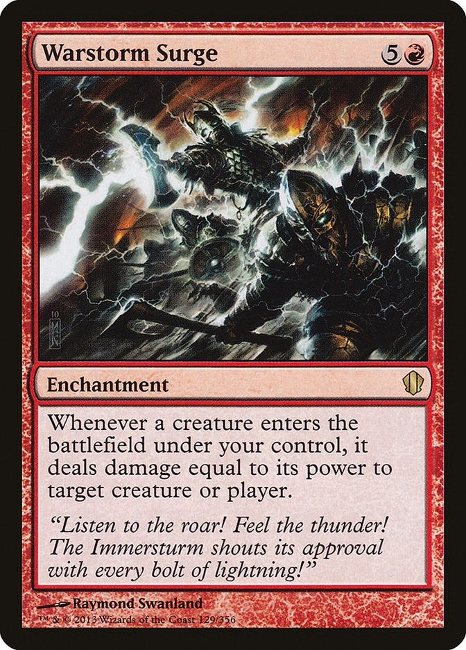 Image for Warstorm Surge (129) (Commander 2013) (C13) - Magic: The Gathering