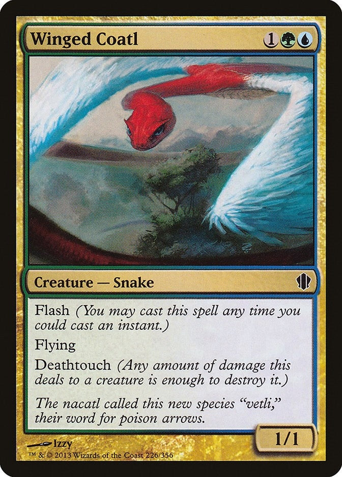 Image for Winged Coatl (226) (Commander 2013) (C13) - Magic: The Gathering