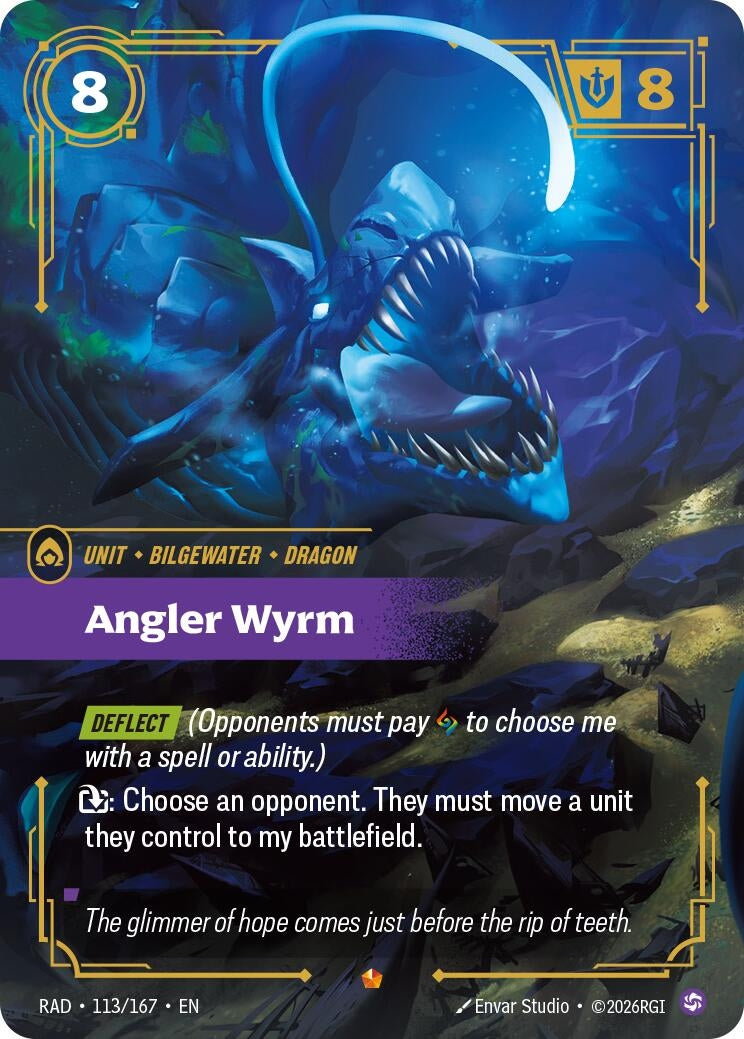 Angler Wyrm (113/167) (Radiance)