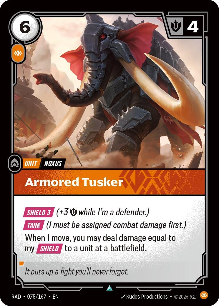 Armored Tusker (078/167) (Radiance)