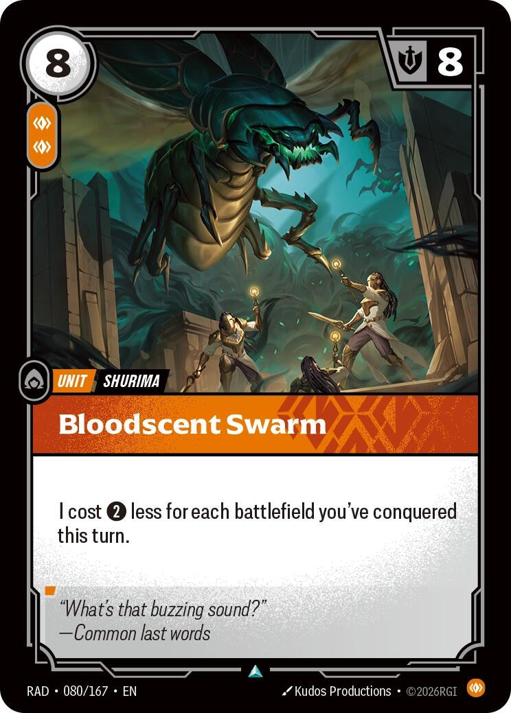 Bloodscent Swarm (080/167) (Radiance)