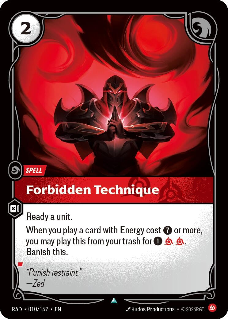 Forbidden Technique (010/167) (Radiance)