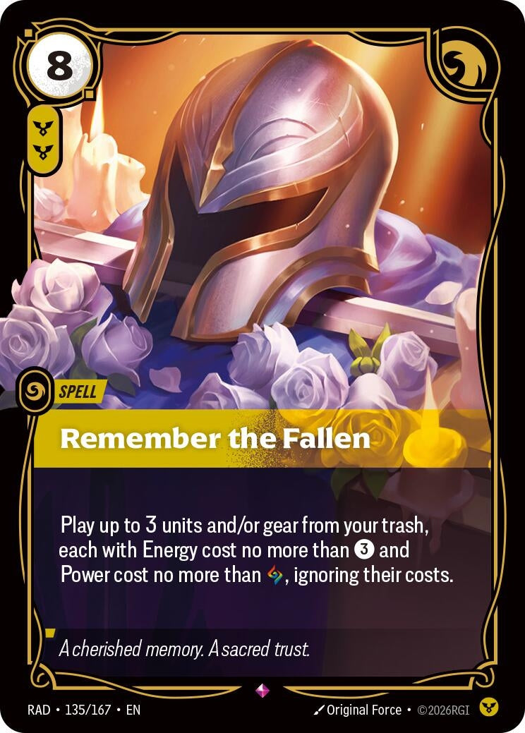 Remember the Fallen (135/167) (Radiance)