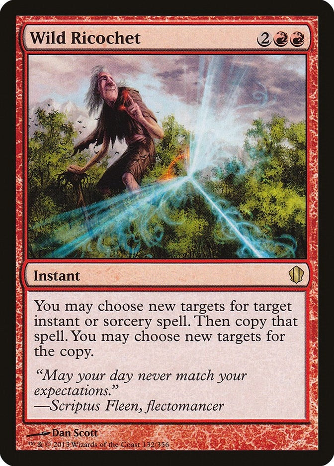Image for Wild Ricochet (132) (Commander 2013) (C13) - Magic: The Gathering