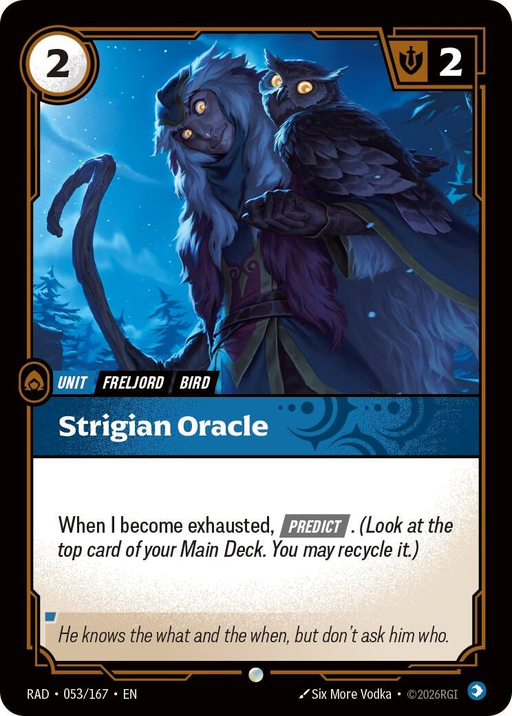 Strigian Oracle (053/167) (Radiance)
