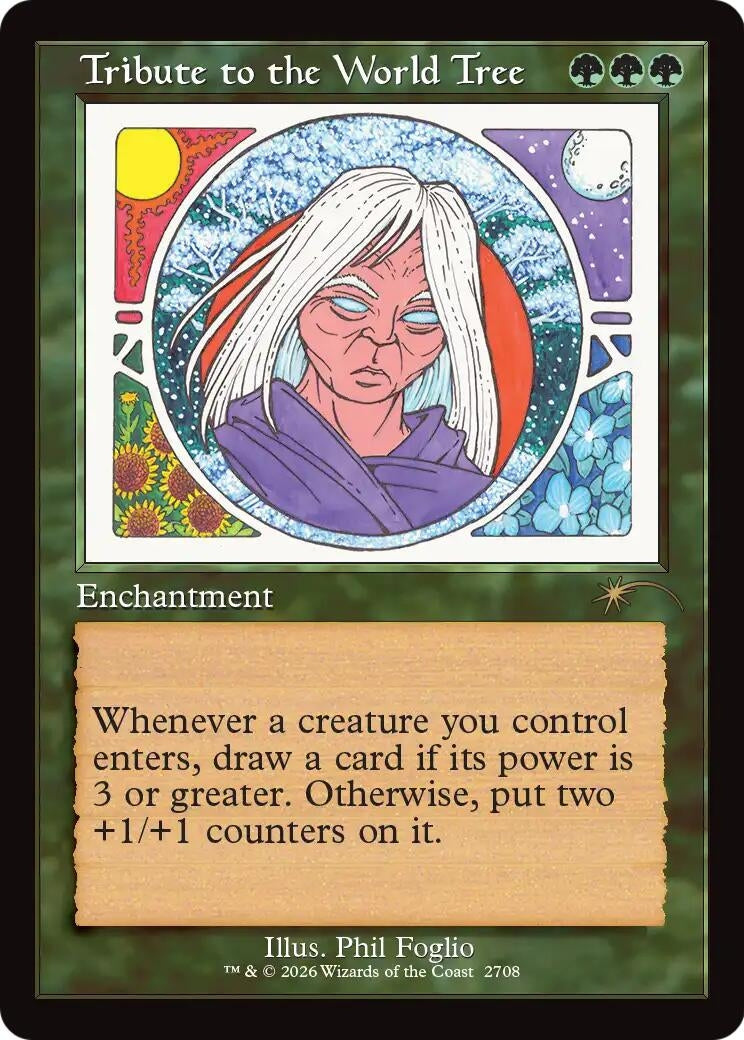 Image for Tribute to the World Tree (Retro Frame) (2708) (Secret Lair Drop Series) (SLD) - Magic: The Gathering