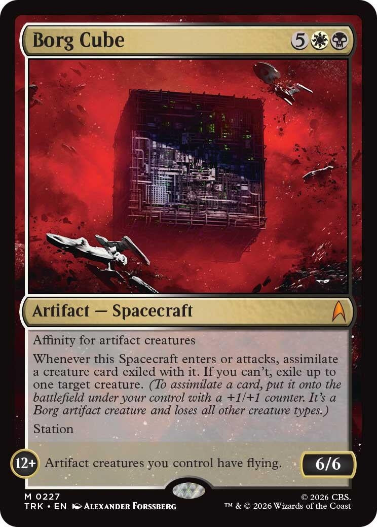 Image for Borg Cube (227) (Star Trek) (TRK) - Magic: The Gathering