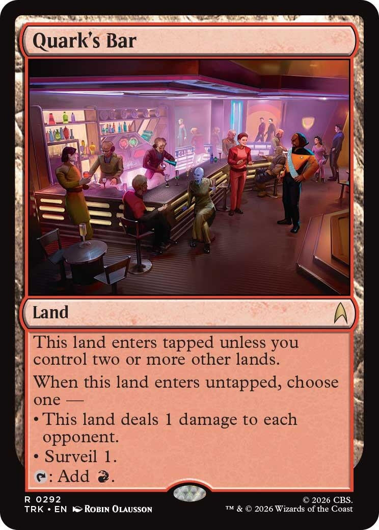 Image for Quark's Bar (292) (Star Trek) (TRK) - Magic: The Gathering