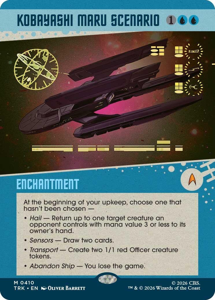 Image for Kobayashi Maru Scenario (Showcase) (410) (Star Trek) (TRK) - Magic: The Gathering