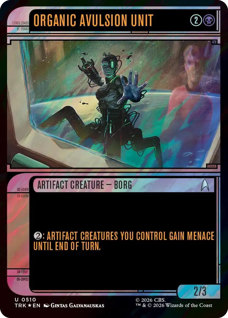 Image for Organic Avulsion Unit (Showcase) (Surge Foil) (510) (Star Trek) (TRK) - Magic: The Gathering