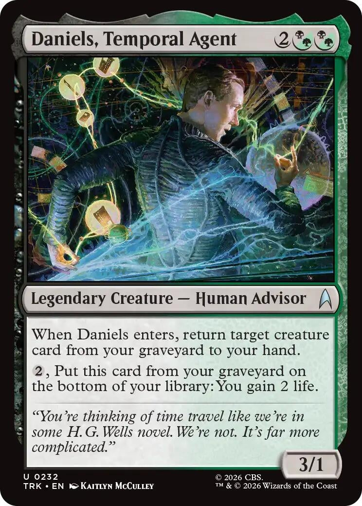 Image for Daniels, Temporal Agent (232) (Star Trek) (TRK) - Magic: The Gathering