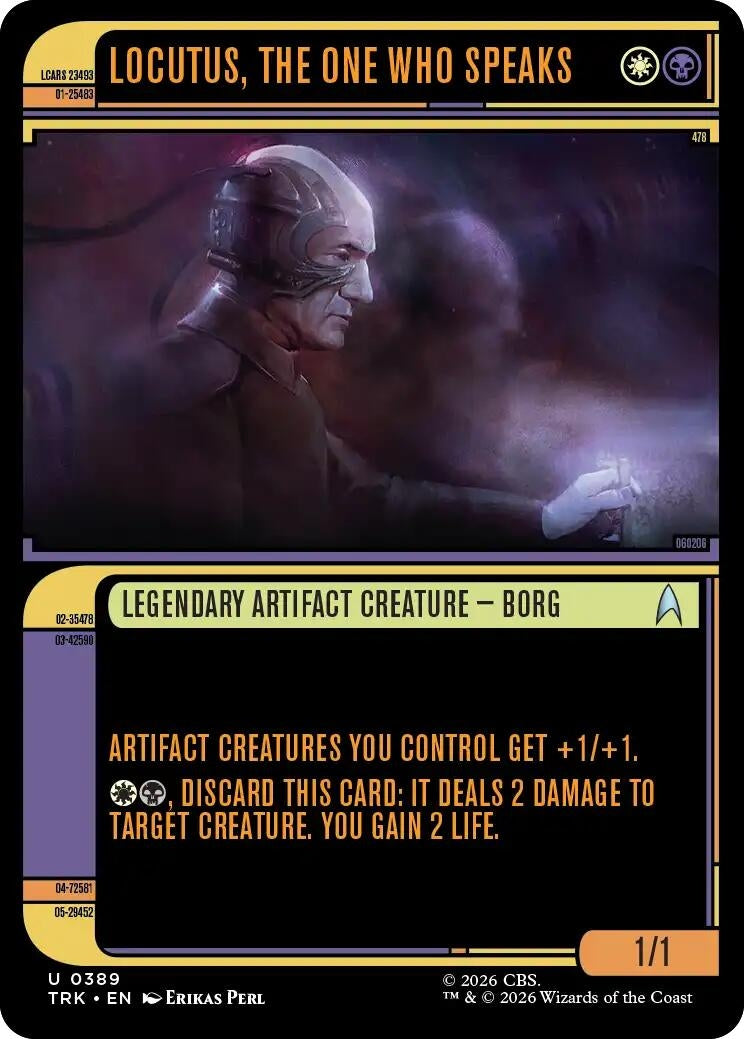 Image for Locutus, the One Who Speaks (Showcase) (389) (Star Trek) (TRK) - Magic: The Gathering