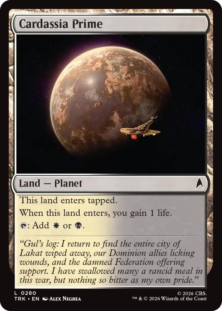 Image for Cardassia Prime (280) (Star Trek) (TRK) - Magic: The Gathering