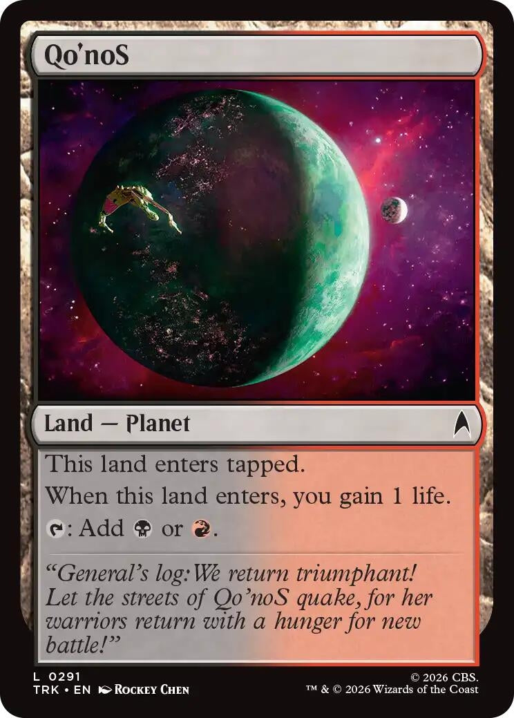 Image for Qo'noS (291) (Star Trek) (TRK) - Magic: The Gathering