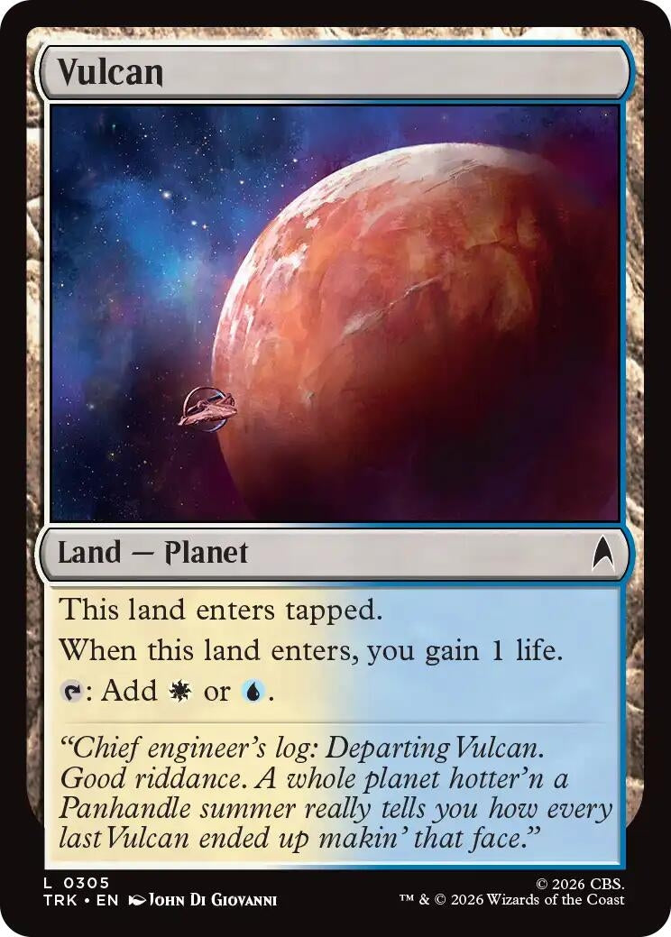 Image for Vulcan (305) (Star Trek) (TRK) - Magic: The Gathering