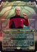 Image for Jean-Luc Picard, Luminary (Borderless) (Surge Foil) (7) (Commander: Star Trek) (TRC) - Magic: The Gathering