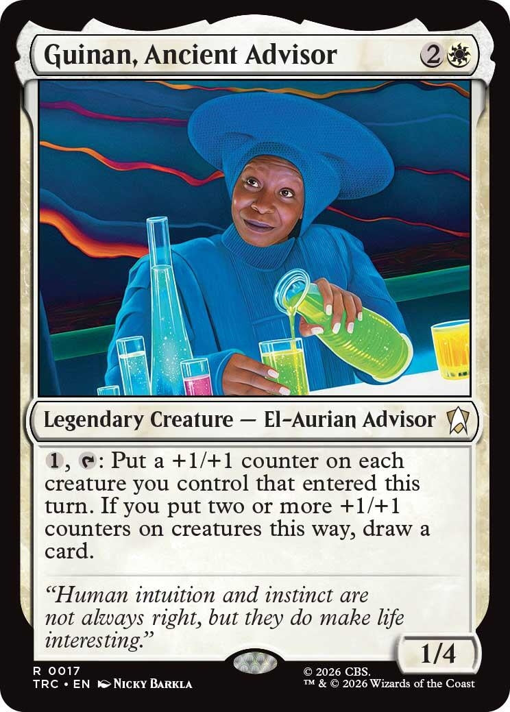 Image for Guinan, Ancient Advisor (17) (Commander: Star Trek) (TRC) - Magic: The Gathering