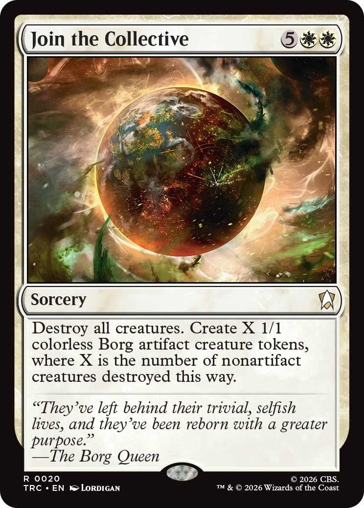 Image for Join the Collective (20) (Commander: Star Trek) (TRC) - Magic: The Gathering