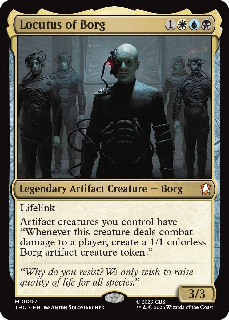 Image for Locutus of Borg (97) (Commander: Star Trek) (TRC) - Magic: The Gathering