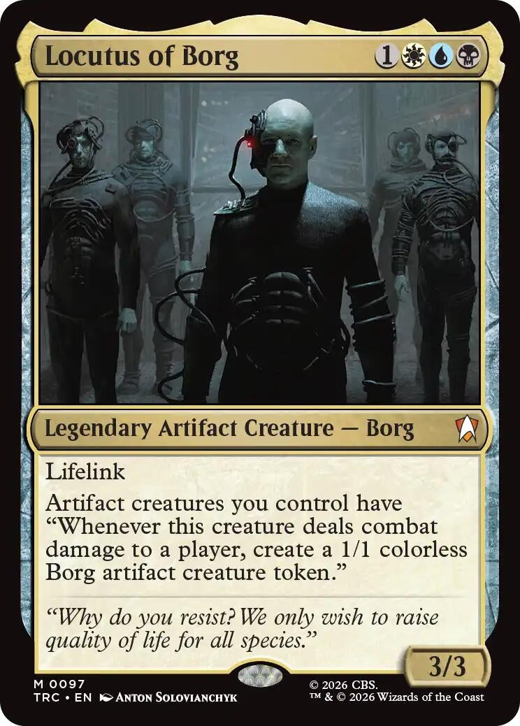 Image for Locutus of Borg (Surge Foil) (97) (Commander: Star Trek) (TRC) - Magic: The Gathering
