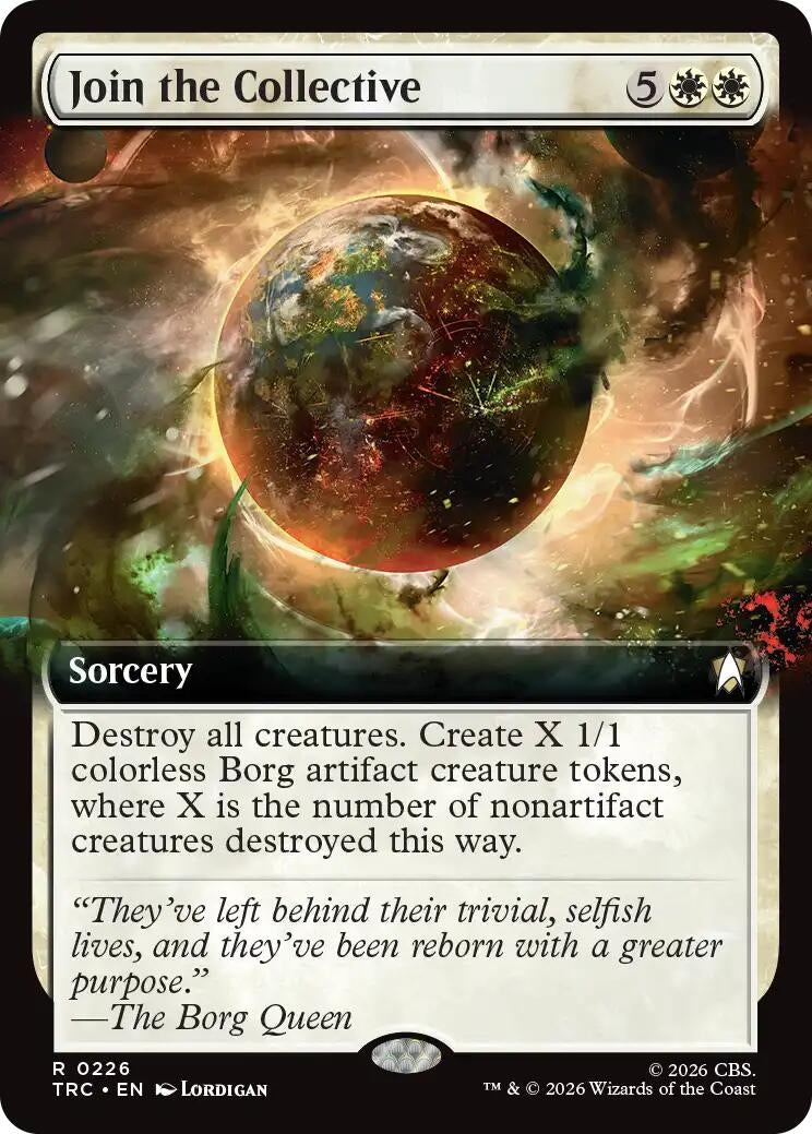 Image for Join the Collective (Extended Art) (226) (Commander: Star Trek) (TRC) - Magic: The Gathering