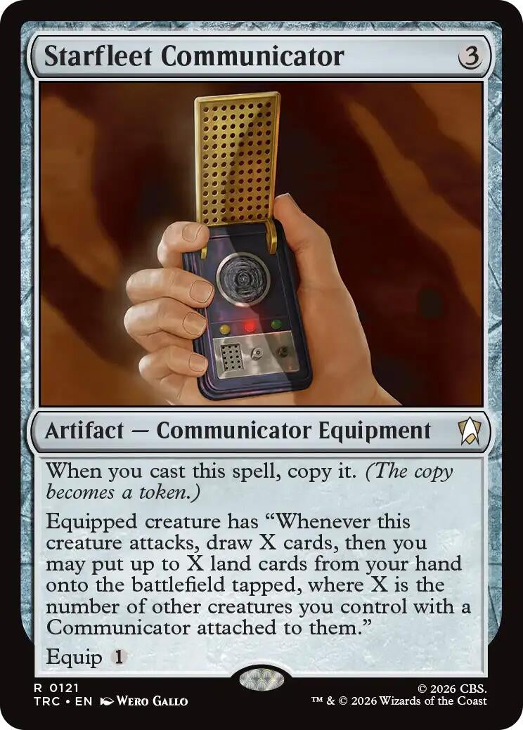 Image for Starfleet Communicator (121) (Commander: Star Trek) (TRC) - Magic: The Gathering