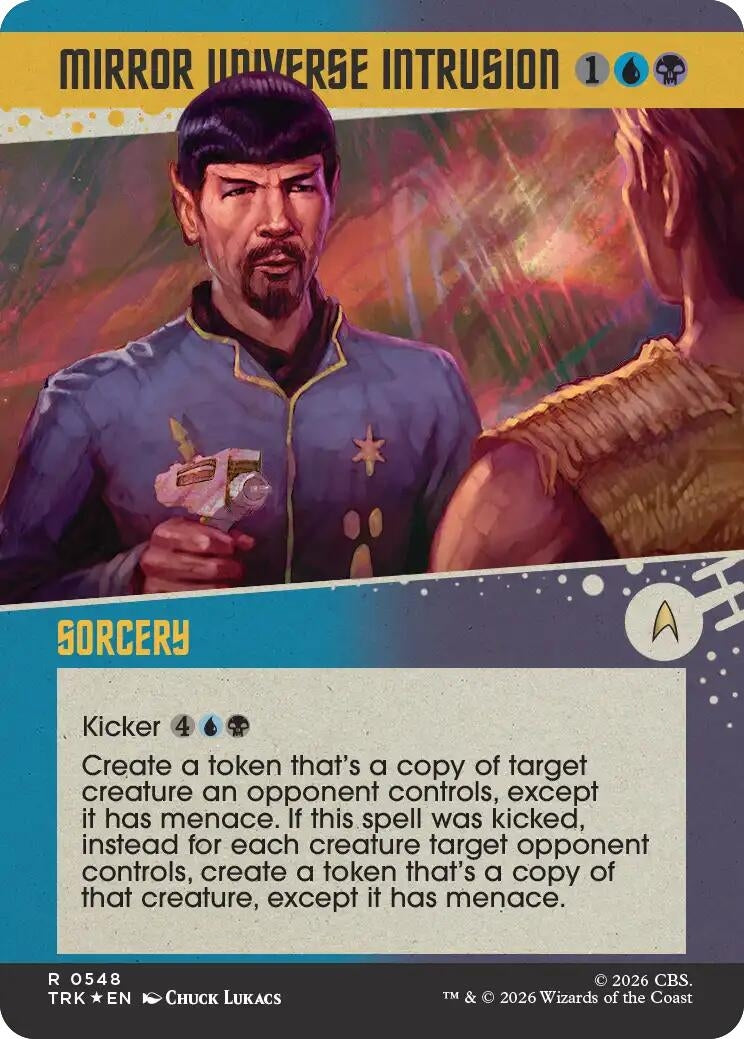 Image for Mirror Universe Intrusion (Showcase) (Surge Foil) (548) (Star Trek) (TRK) - Magic: The Gathering