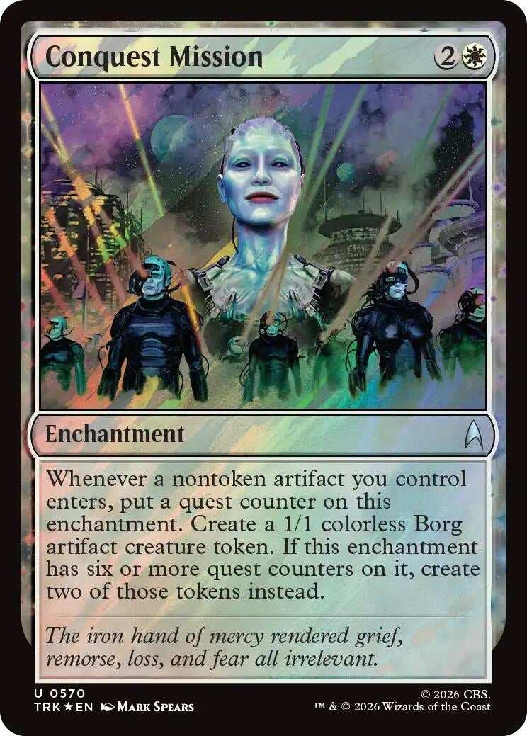 Image for Conquest Mission (Surge Foil) (570) (Star Trek) (TRK) - Magic: The Gathering