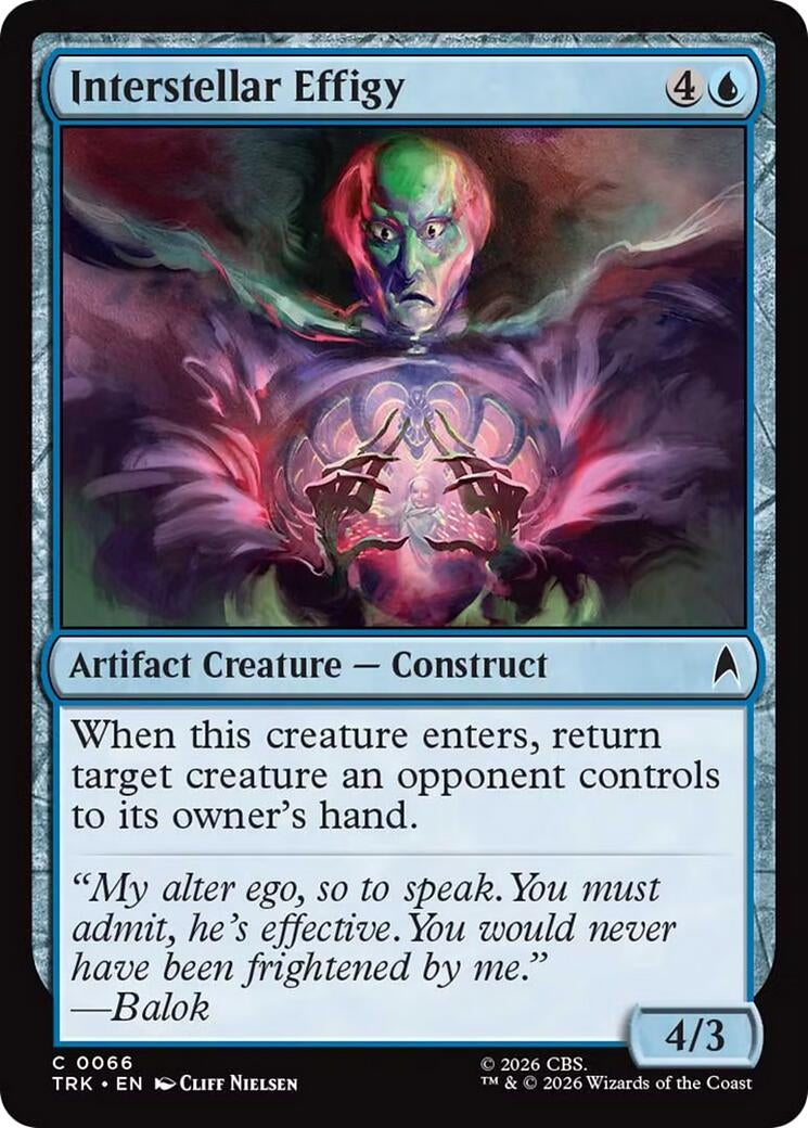 Image for Interstellar Effigy (66) (Star Trek) (TRK) - Magic: The Gathering