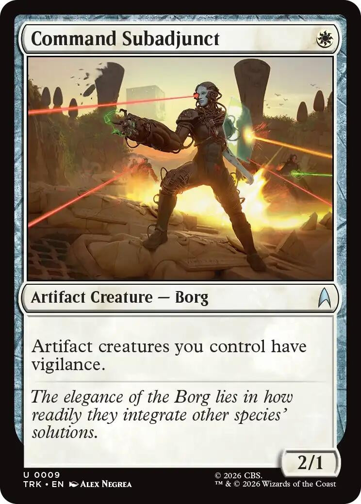Image for Command Subadjunct (9) (Star Trek) (TRK) - Magic: The Gathering
