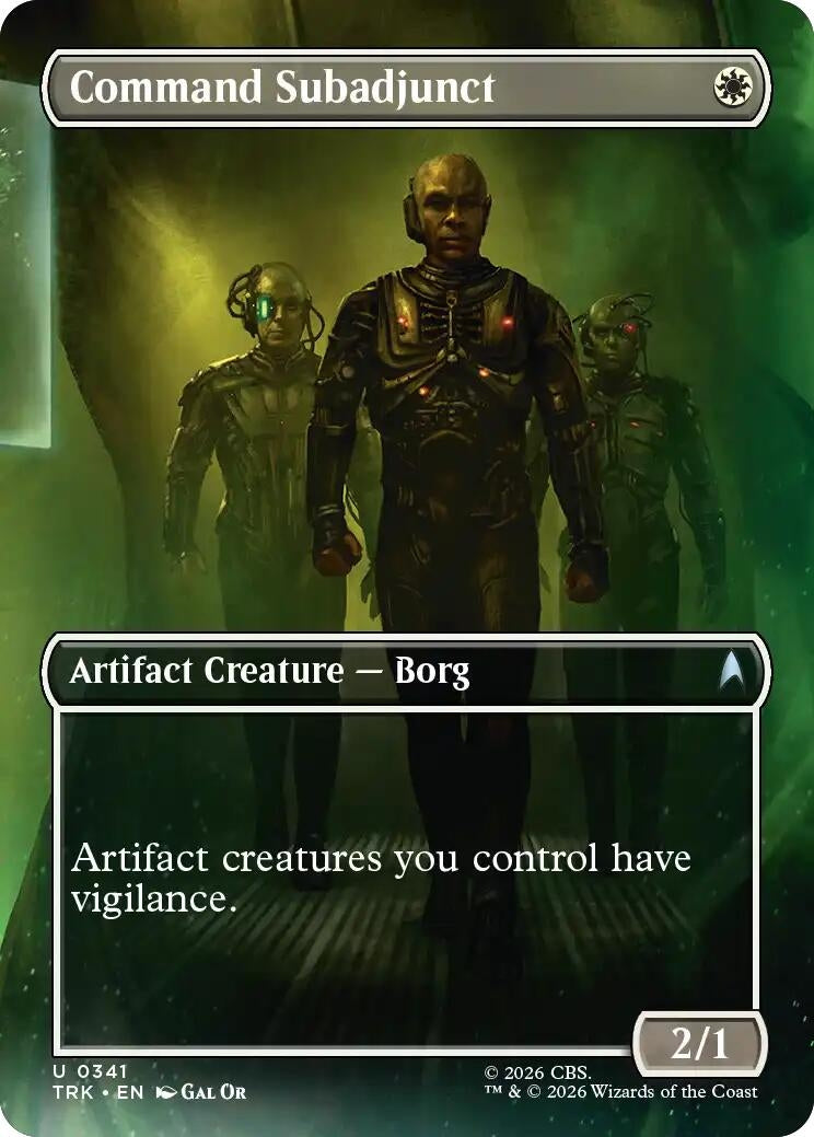 Image for Command Subadjunct (Borderless) (341) (Star Trek) (TRK) - Magic: The Gathering