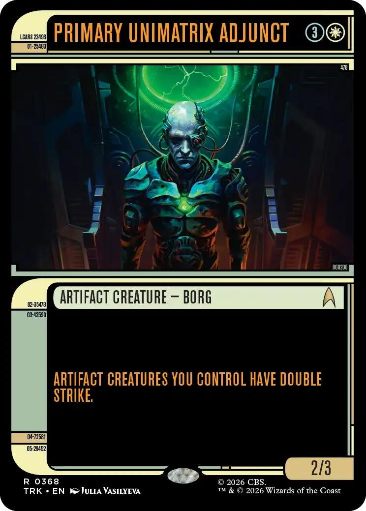 Image for Primary Unimatrix Adjunct (Showcase) (368) (Star Trek) (TRK) - Magic: The Gathering