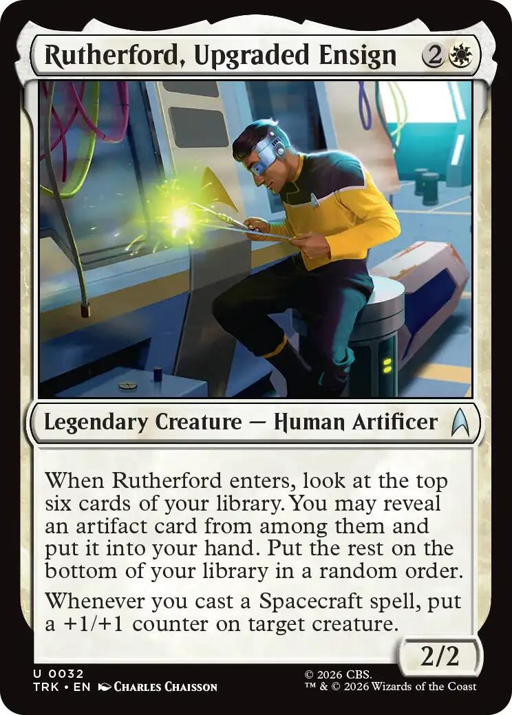 Image for Rutherford, Upgraded Ensign (32) (Star Trek) (TRK) - Magic: The Gathering