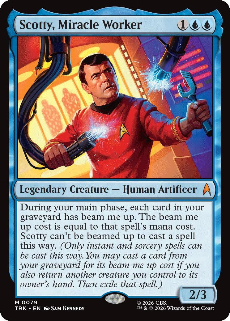 Image for Scotty, Miracle Worker (79) (Star Trek) (TRK) - Magic: The Gathering