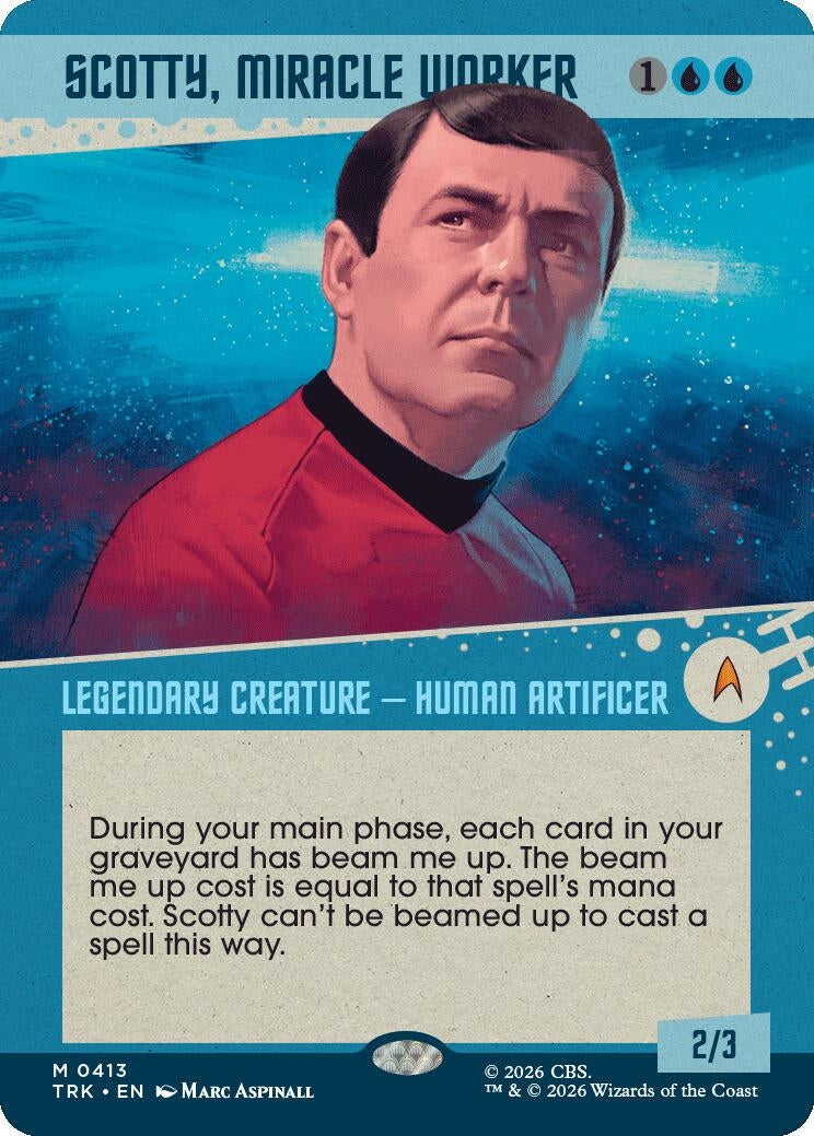 Image for Scotty, Miracle Worker (Showcase) (413) (Star Trek) (TRK) - Magic: The Gathering