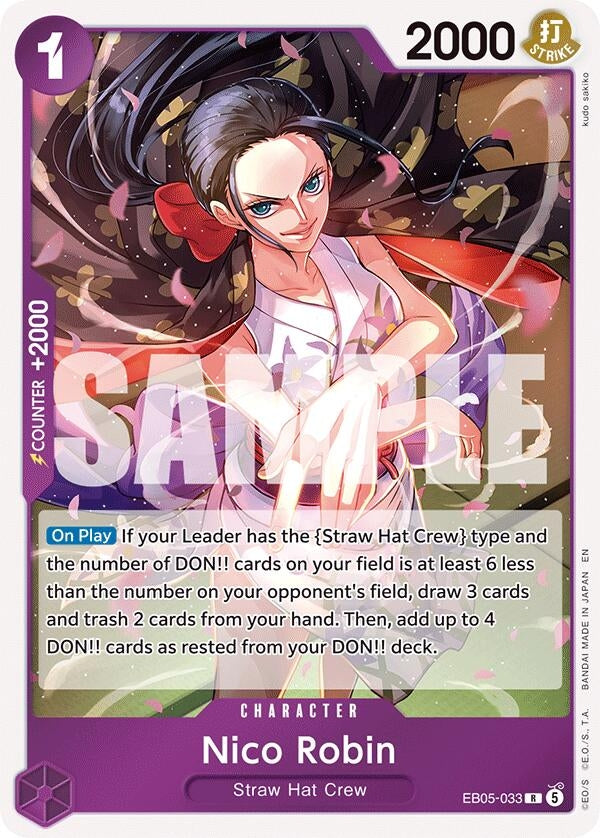 Nico Robin (033) (EB05-033) (Extra Booster: One Piece Heroines Edition Vol. 2)