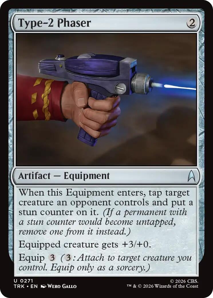 Image for Type-2 Phaser (271) (Star Trek) (TRK) - Magic: The Gathering