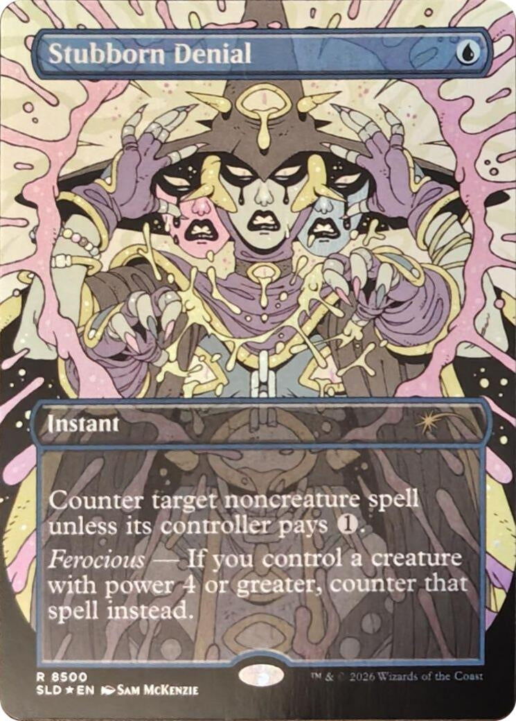 Image for Stubborn Denial (8500) (Secret Lair Drop Series) (SLD) - Magic: The Gathering