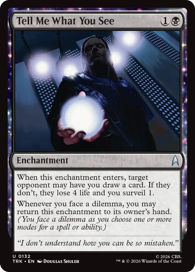 Image for Tell Me What You See (132) (Star Trek) (TRK) - Magic: The Gathering