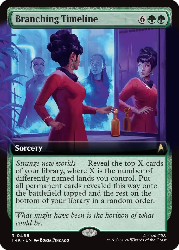 Image for Branching Timeline (Extended Art) (466) (Star Trek) (TRK) - Magic: The Gathering