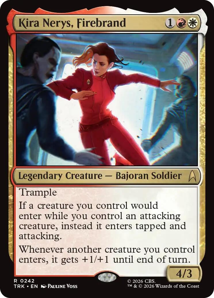 Image for Kira Nerys, Firebrand (242) (Star Trek) (TRK) - Magic: The Gathering