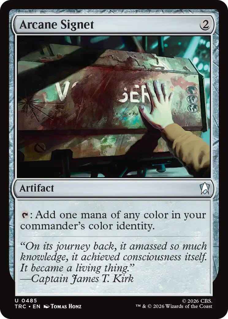 Image for Arcane Signet (485) (Commander: Star Trek) (TRC) - Magic: The Gathering