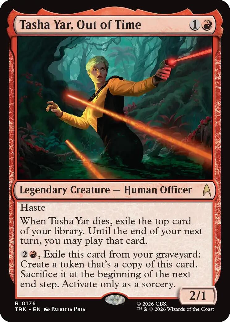 Image for Tasha Yar, Out of Time (176) (Star Trek) (TRK) - Magic: The Gathering