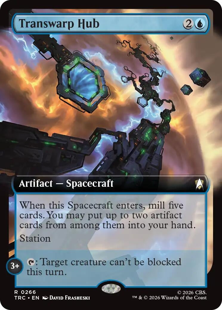 Image for Transwarp Hub (Extended Art) (266) (Commander: Star Trek) (TRC) - Magic: The Gathering