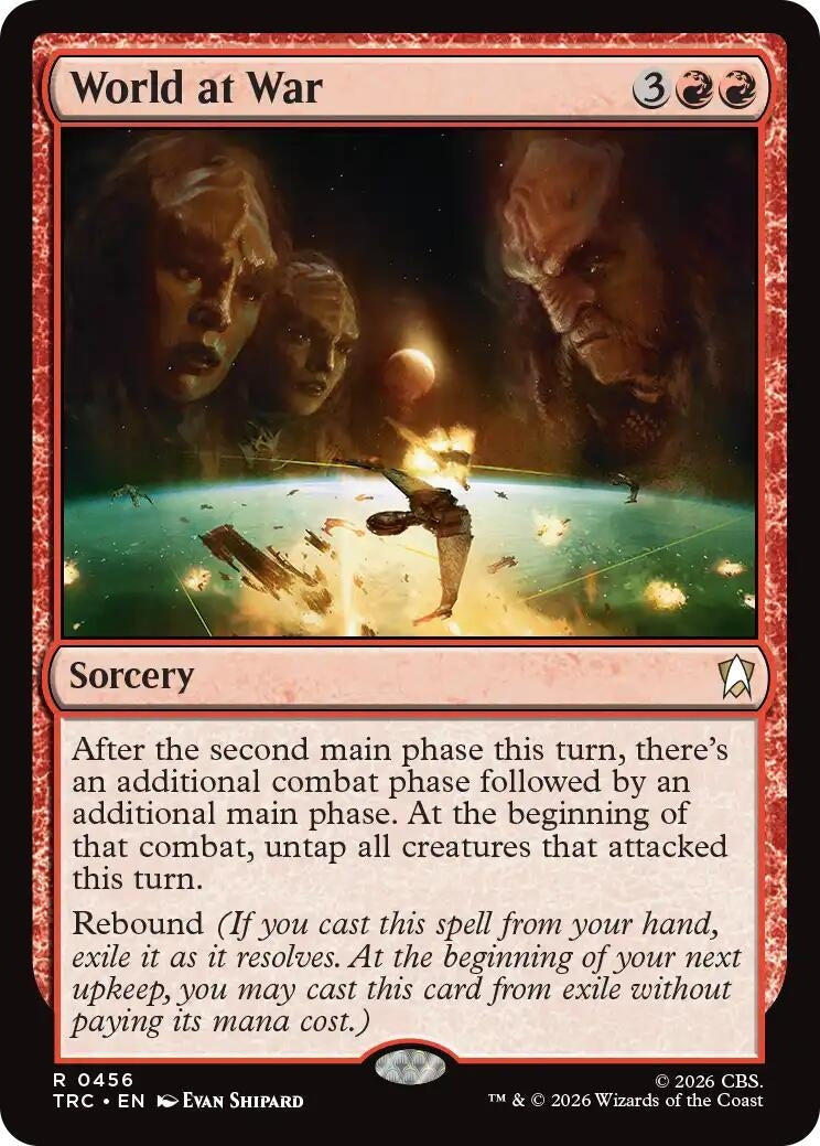 Image for World at War (Commander: Star Trek) (TRC) - Magic: The Gathering