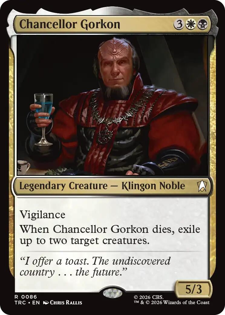 Image for Chancellor Gorkon (Commander: Star Trek) (TRC) - Magic: The Gathering